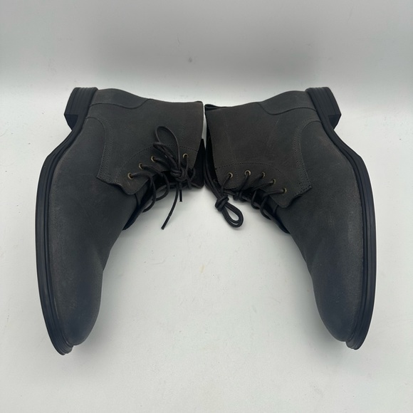 BRAND NEW Franklin & Freeman Men's Scott Lace-Up Gray Suede Boot Men’s Size 8 - Picture 5 of 10